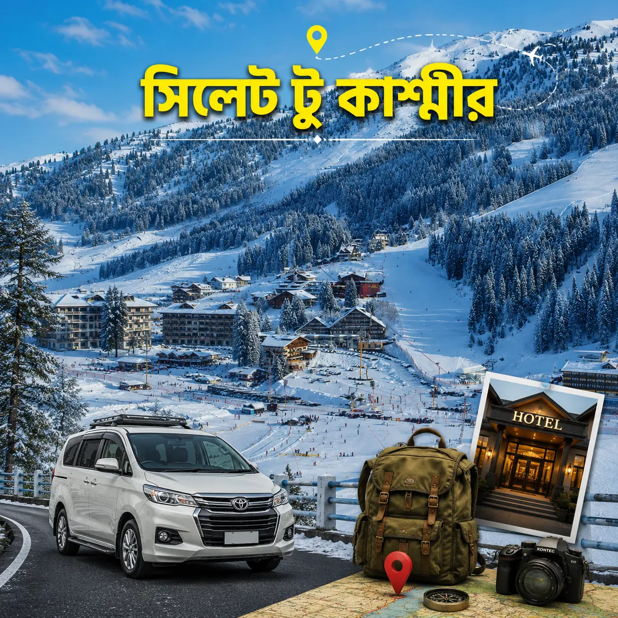 Sylhet to Kashmir Tour