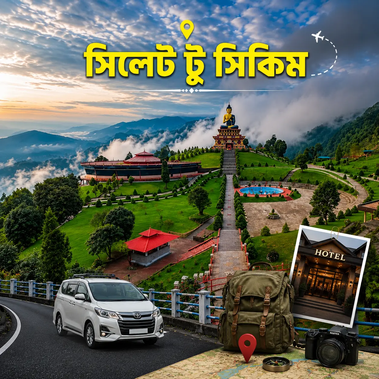 Sylhet to Sikkim Tour